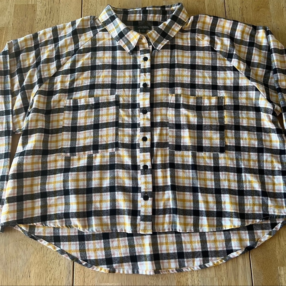 Wild Fable Cropped Flannel ~ XL